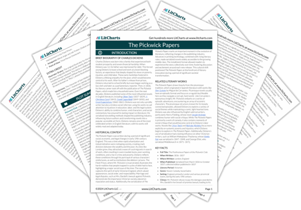 Samuel Pickwick Character Analysis In The Pickwick Papers LitCharts