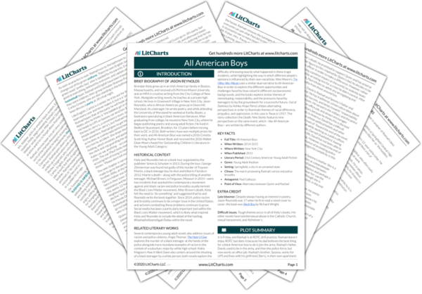 Quinn Collins Character Analysis In All American Boys Litcharts 2436