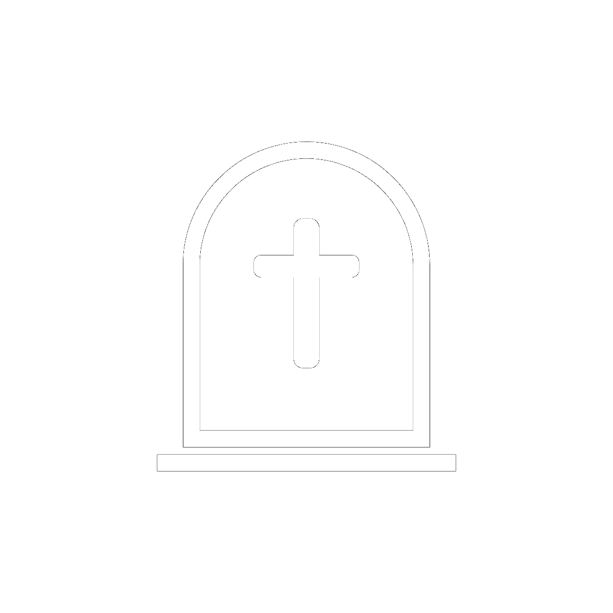 Symbol Open Grave