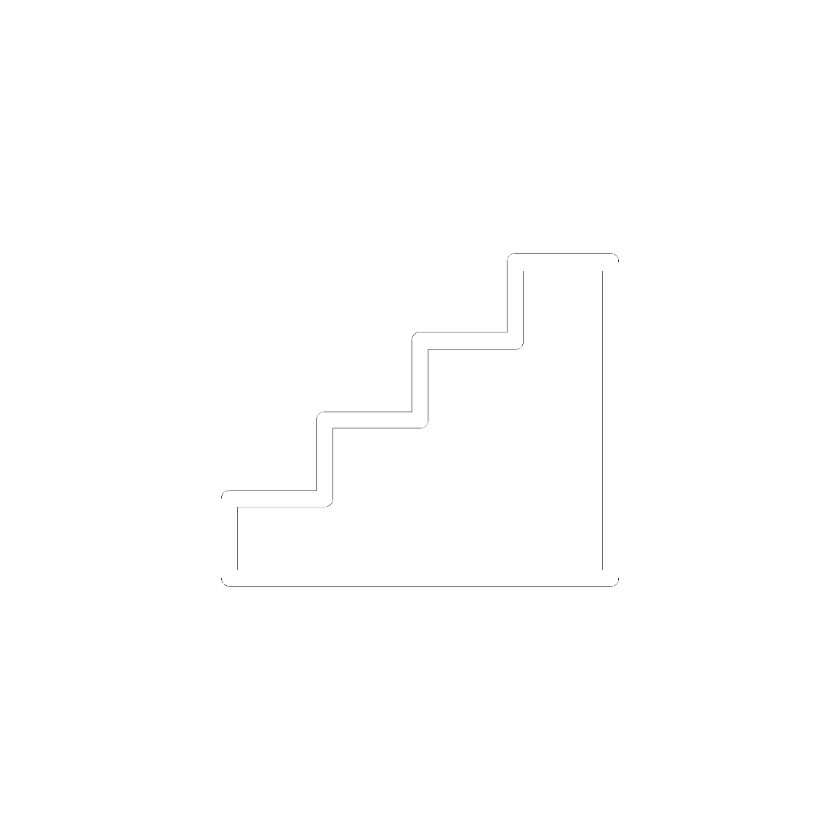 Symbol Crystal Stair