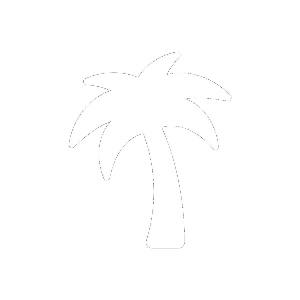 符号棕榈树