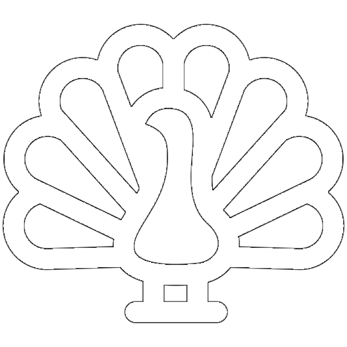Symbol The Peacock