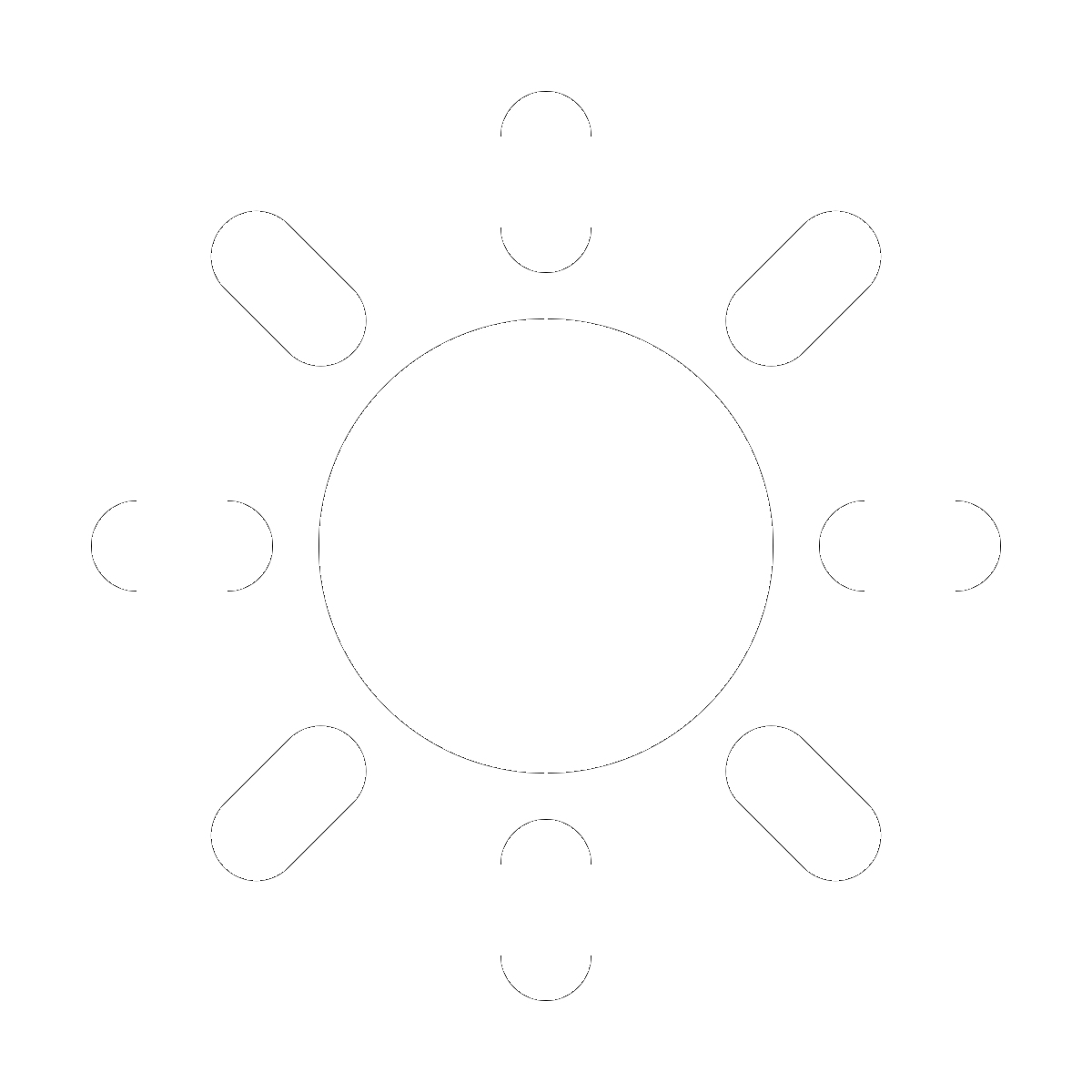 Symbol Sun and Shade