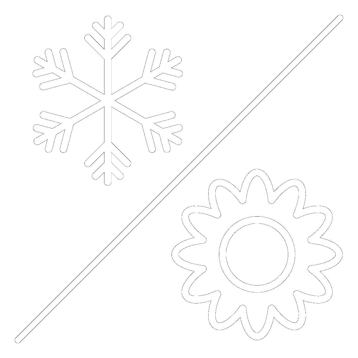 Symbol Spring and Winter